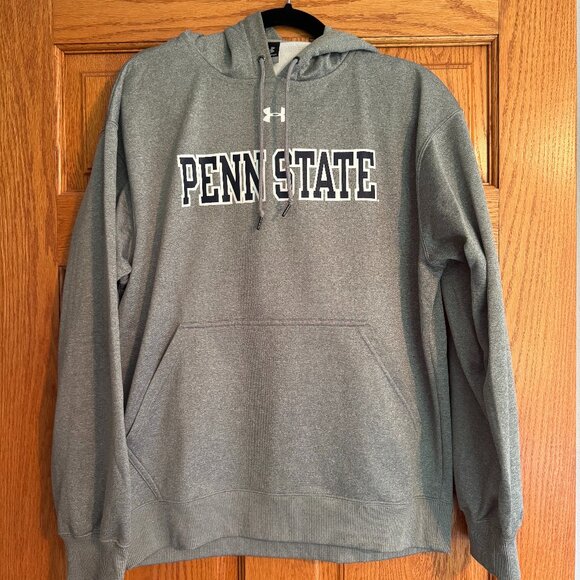 Under Armour Penn State Hooded Sweatshirt - Grey - Size SM - Picture 1 of 3